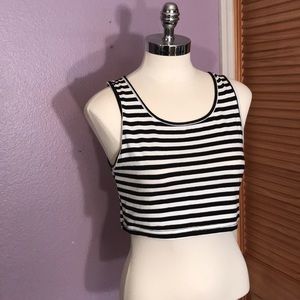 Striped sporty tank